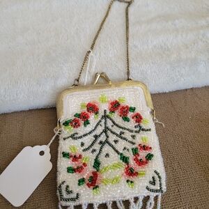 Embroidered Beaded Evening Bag Mini